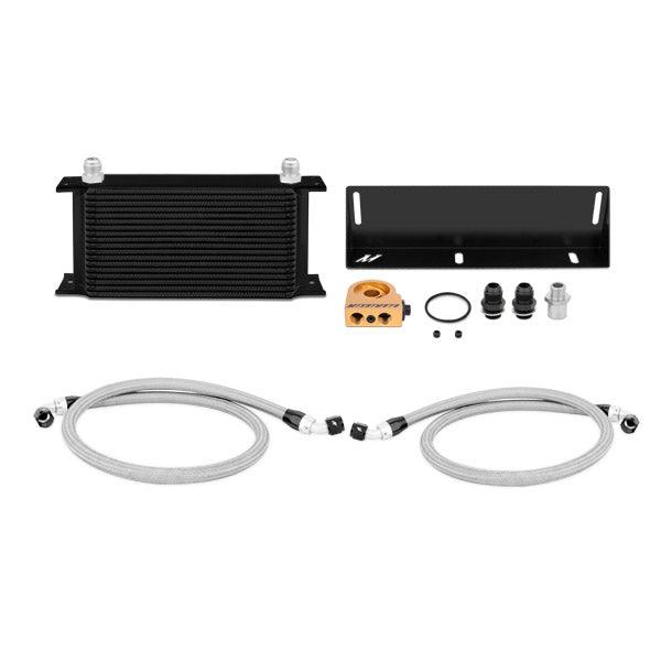 Mishimoto MMOC-MUS-79TBK Ford Mustang 5.0L Thermostatic Oil Cooler Kit, Black - Belts and Cooling from Black Patch Performance