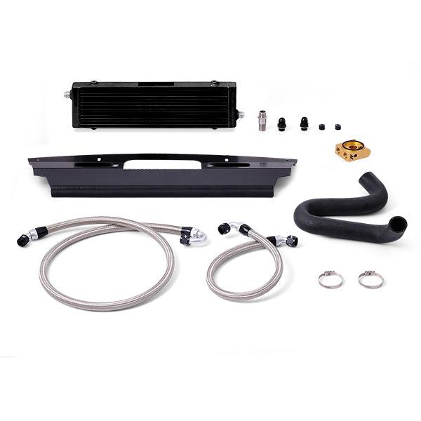 Mishimoto MMOC-MUS8-15TBK Ford Mustang GT Black Oil Cooler Kit, 2015-2017 - Belts and Cooling from Black Patch Performance