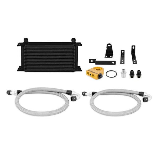 Mishimoto MMOC-S2K-00TBK 2000-2009 Honda S2000 Thermostatic Oil Cooler Kit, Black - Belts and Cooling from Black Patch Performance