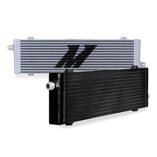 Mishimoto MMOC-SP-LBK Universal Cross Flow Bar and Plate Oil Cooler, Large - Belts and Cooling from Black Patch Performance