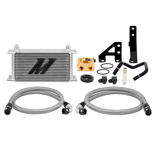Mishimoto MMOC-WRX-15T Subaru WRX Thermostatic Oil Cooler Kit, 2015-2021 - Belts and Cooling from Black Patch Performance