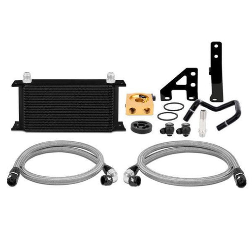 Mishimoto MMOC-WRX-15TBK Subaru WRX Thermostatic Oil Cooler Kit, 2015-2021 - Belts and Cooling from Black Patch Performance