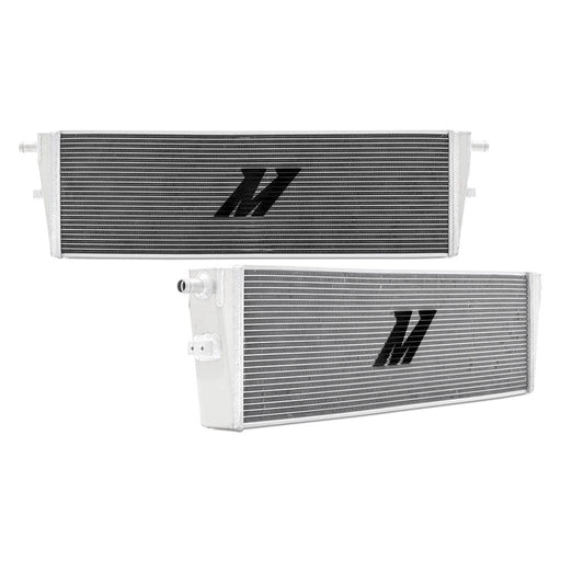 Mishimoto MMRAD-HE-02 Air-to-Water Heat Exchanger, Single Pass, 26in x 7.7in x 2.2in Core, 750HP - Belts and Cooling from Black Patch Performance