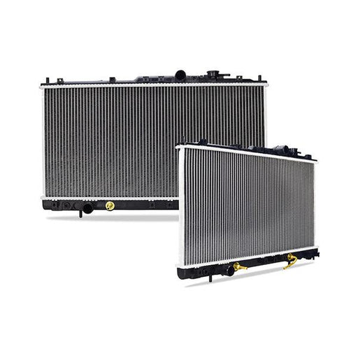 Mishimoto R2438-AT 2001-2005 Mitsubishi Eclipse 2.4L Radiator Replacement - Belts and Cooling from Black Patch Performance