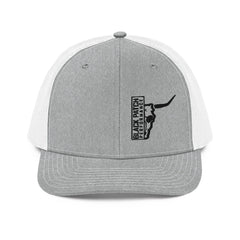 Richardson 112 Half Skull Logo Hat Black Thread - from Black Patch Performance