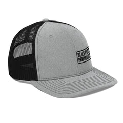 Richardson 112 Stencil Style Logo Hat - Black Thread - from Black Patch Performance