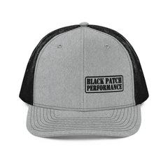 Richardson 112 Stencil Style Logo Hat - Black Thread - from Black Patch Performance