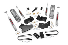 Rough Country 4 in Leveling Lift Kit w/Shocks - 51530 - SUSPENSION LIFT KIT from Black Patch Performance