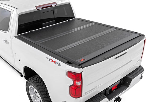 Rough Country Hard Low Profile Bed Cover - 47119651A - TONNEAU COVER from Black Patch Performance