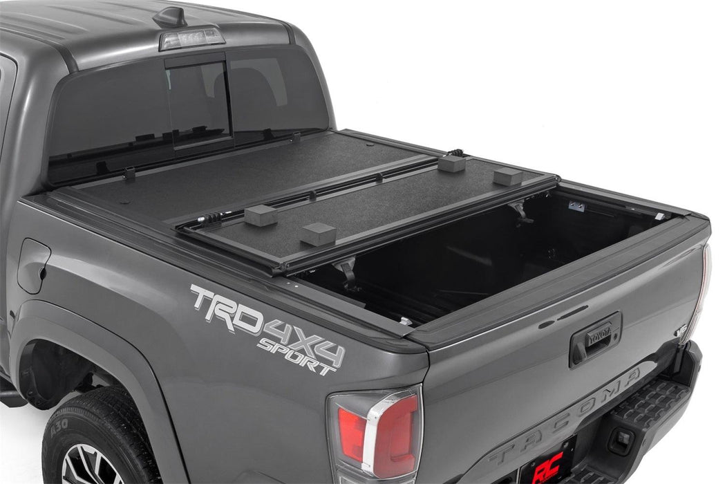 Rough Country Hard Low Profile Bed Cover - 47420500A - TONNEAU COVER from Black Patch Performance