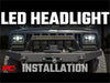 Rough Country LED Headlights - RCH5200 - HEADLIGHT from Black Patch Performance