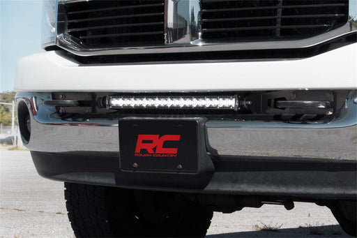 Rough Country LED Light Bar Bumper Mounting Brackets - 70568BL - LIGHT BAR MOUNTING KIT from Black Patch Performance