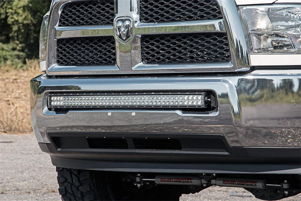 Rough Country LED Light Bar Bumper Mounting Brackets - 70569 - LIGHT BAR MOUNTING KIT from Black Patch Performance