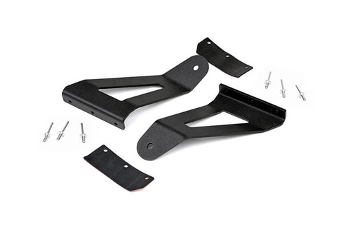 Rough Country LED Light Bar Windshield Mounting Brackets - 70072 - LIGHT BAR MOUNTING KIT from Black Patch Performance