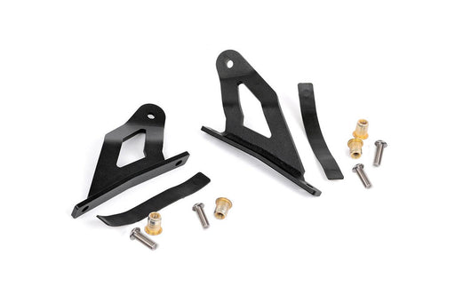 Rough Country LED Light Bar Windshield Mounting Brackets - 70512 - LIGHT BAR MOUNTING KIT from Black Patch Performance