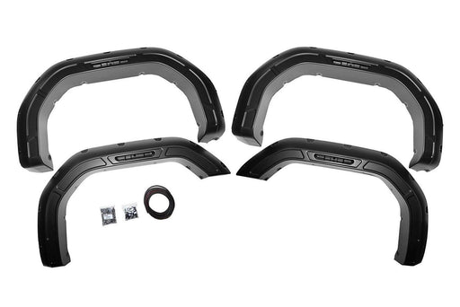 Rough Country Pocket Fender Flares - A-G12011-GAN - FENDER FLARE from Black Patch Performance