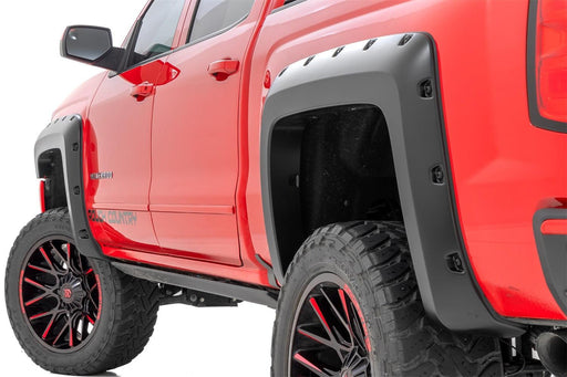 Rough Country Pocket Fender Flares - F-C11412B-GAN - FENDER FLARE from Black Patch Performance