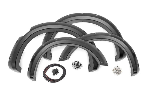 Rough Country Pocket Fender Flares - F-N101705A-K23 - FENDER FLARE from Black Patch Performance