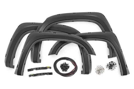 Rough Country Pocket Fender Flares - F-T11411A-1D6 - FENDER FLARE from Black Patch Performance