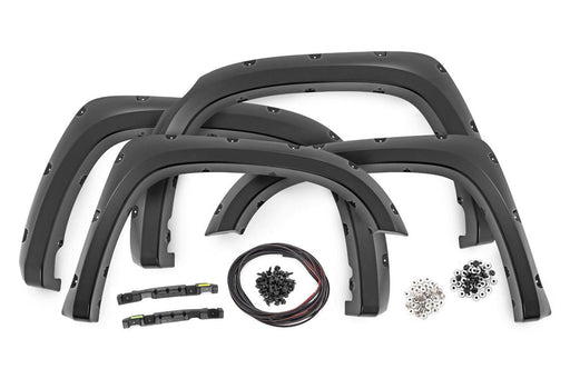 Rough Country Pocket Fender Flares - F-T11411A - FENDER FLARE from Black Patch Performance