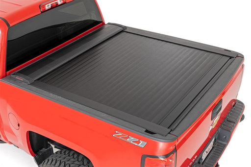 Rough Country Retractable Bed Cover - 46119552A - TONNEAU COVER from Black Patch Performance