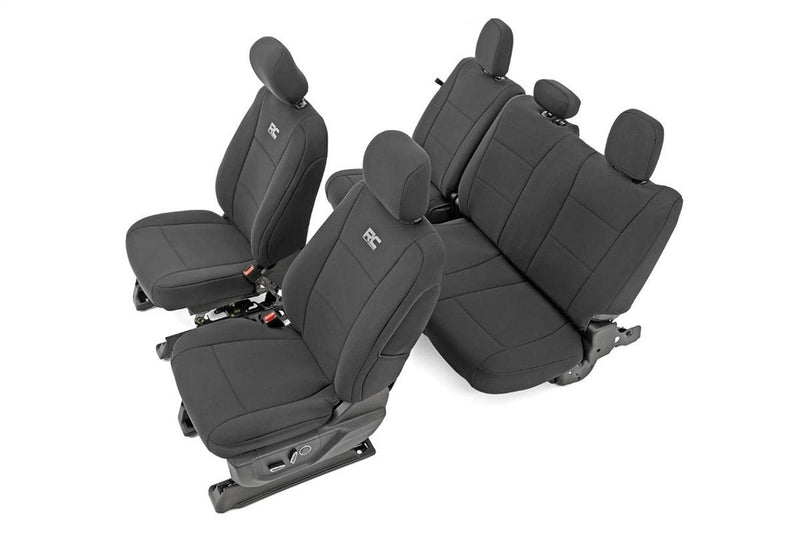 Rough Country Seat Cover Set - 91018 - SEAT COVER from Black Patch Performance