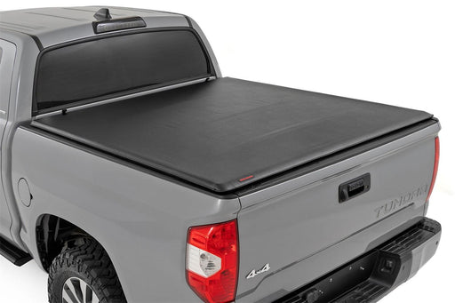 Rough Country Soft Roll-Up Bed Cover - 42419550 - TONNEAU COVER from Black Patch Performance