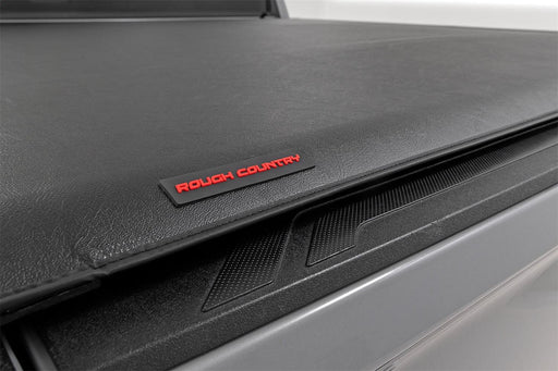 Rough Country Soft Roll-Up Bed Cover - 42419550 - TONNEAU COVER from Black Patch Performance