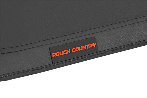 Rough Country Soft Tri-Fold Tonneau Bed Cover - 41215500 - TONNEAU COVER from Black Patch Performance