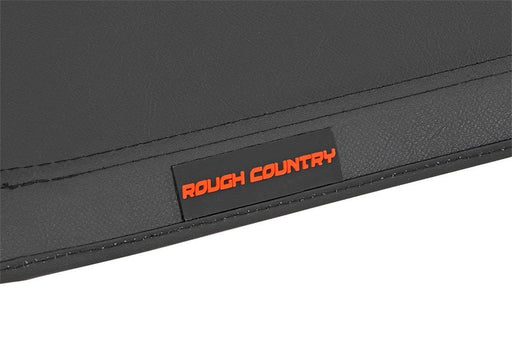 Rough Country Soft Tri-Fold Tonneau Bed Cover - 41501550 - TONNEAU COVER from Black Patch Performance