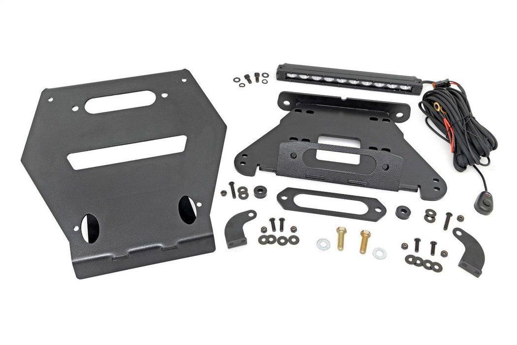 Rough Country Winch Mount System - 93140 - WINCH MOUNT PLATE from Black Patch Performance