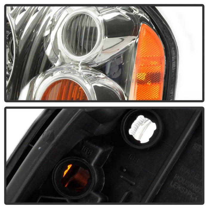 01 - 04 Nissan Frontier Headlight Set - Black Patch Performance - SPYD9042775