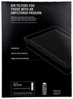 AIR Direct Fit Dry Air Filter - Air Filters from Black Patch Performance