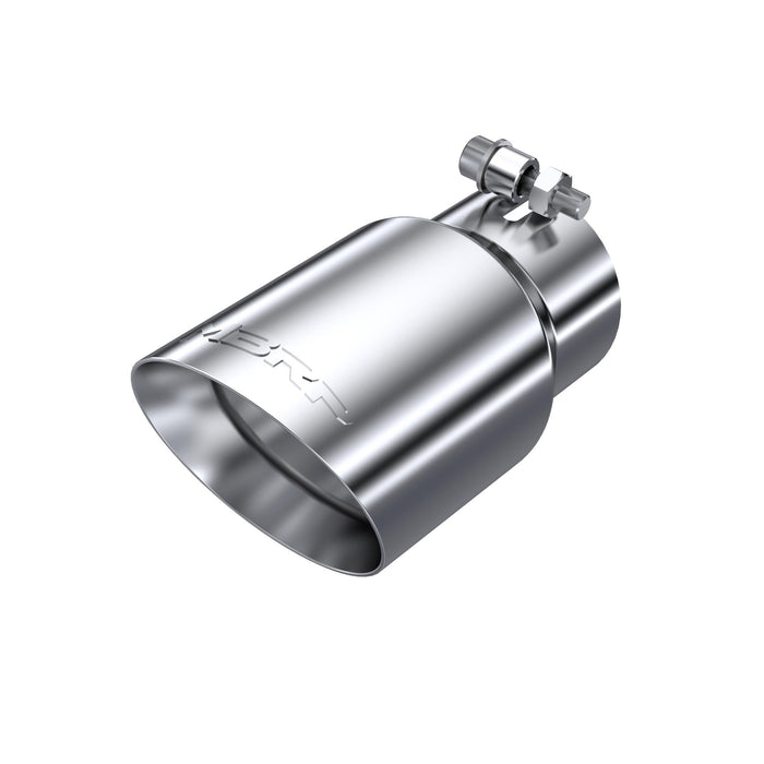 MBRP Exhaust T5122 Tip; 4in. O.D.; Dual Wall Angled; 3in. inlet; 8in. length; T304. - MBRP Exhaust - Exhaust