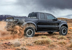 Nerf Step Bar - Wheel-to-Wheel (1 Step per Side) - 21-22 Ford Bronco 2 Dr - Textured Black - Body from Black Patch Performance