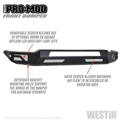 WES Pro-Mod Bumpers - Bumpers, Grilles & Guards from Black Patch Performance