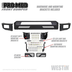 WES Pro-Mod Bumpers - Bumpers, Grilles & Guards from Black Patch Performance