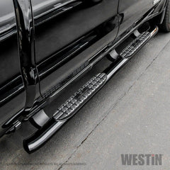 Westin 21-24125 PRO TRAXX 4 Oval Nerf Step Bars - Body from Black Patch Performance